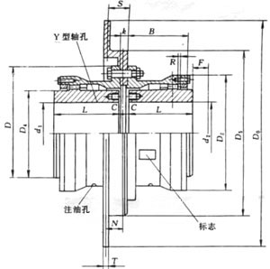 WGP型帶制動(dòng)盤鼓形齒式聯(lián)軸器