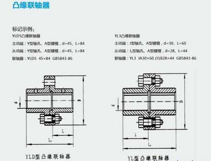 凸緣聯(lián)軸器結(jié)構(gòu)圖